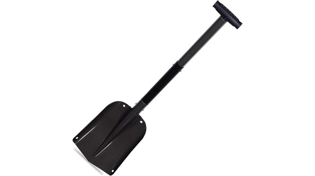 portable aluminum snow shovel