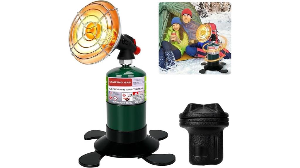 portable camping propane heater