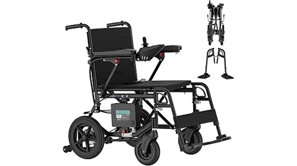 portable compact electric wheelchair