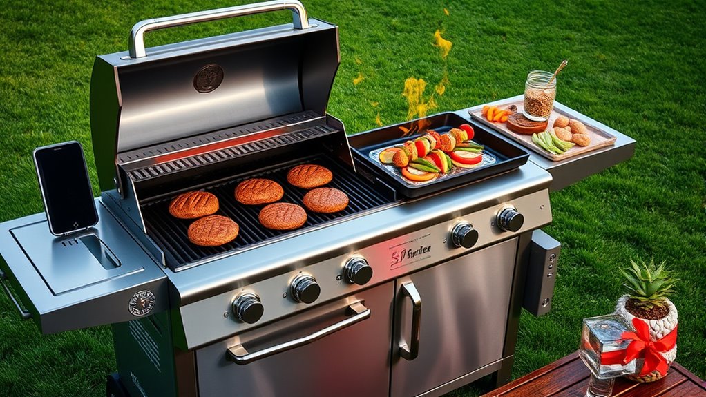 portable durable high power grill