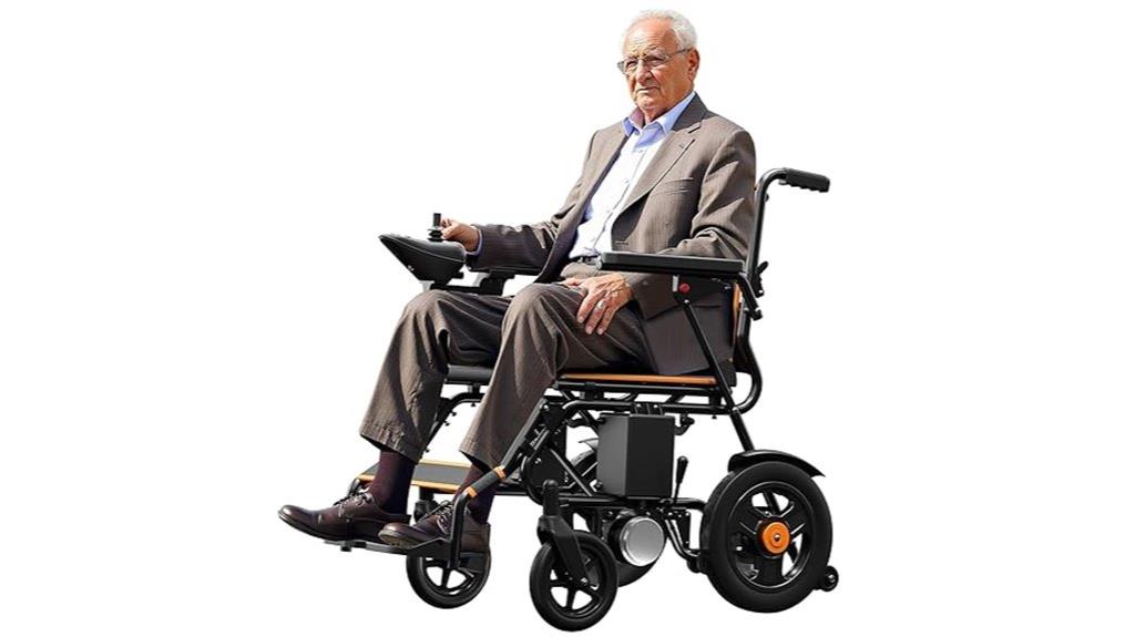 portable electric folding wheelchair