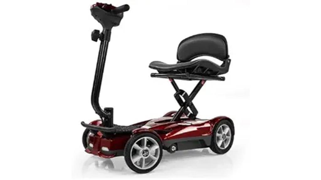 portable folding mobility scooter