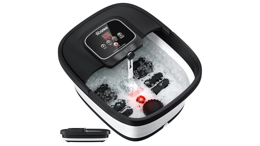 portable heated foot massager