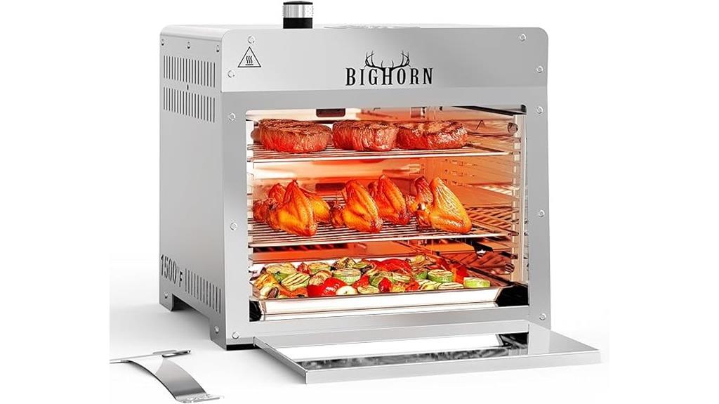 portable infrared gas grill