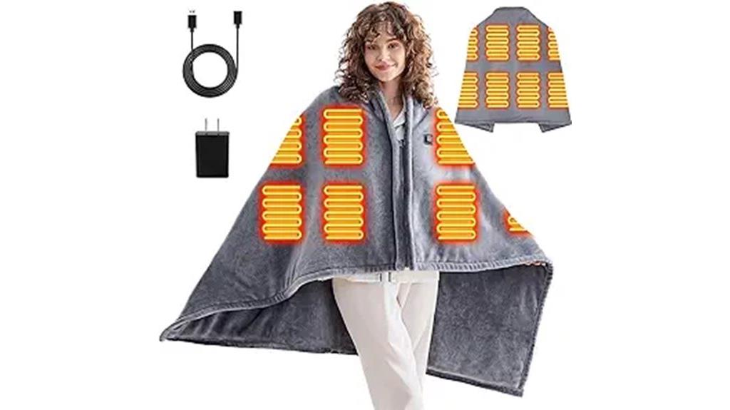 portable outdoor heated blanket