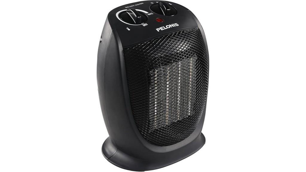 portable quiet dual watt heater