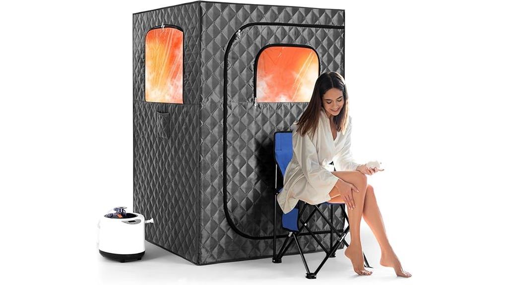 portable sauna with steam