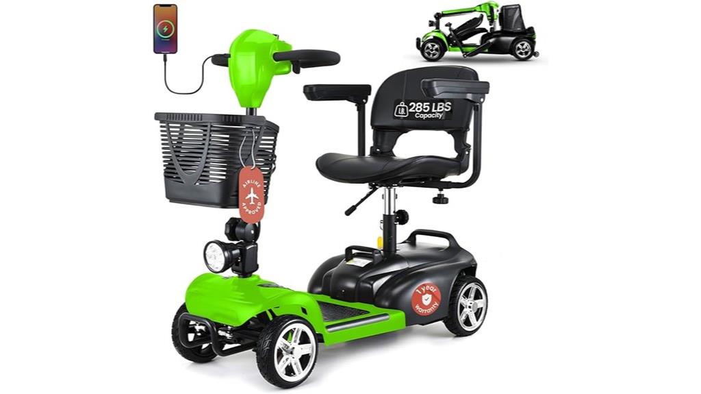 portable senior mobility scooter