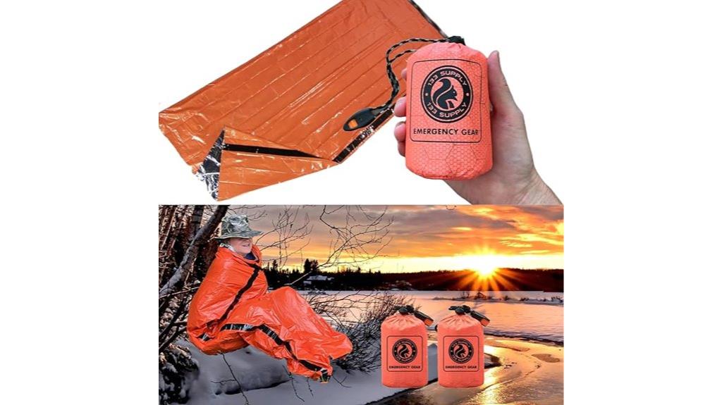 portable survival thermal blankets