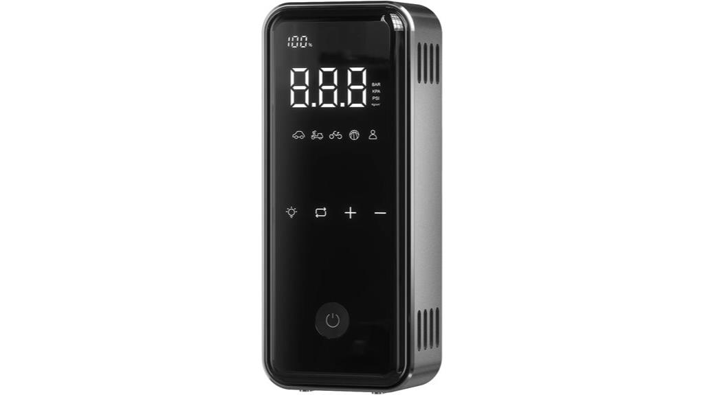 portable tire inflator with battery