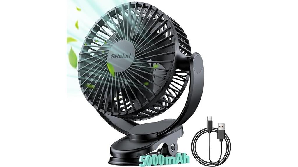 portable usb fan with battery