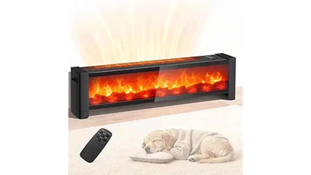 powerful 1500w fireplace