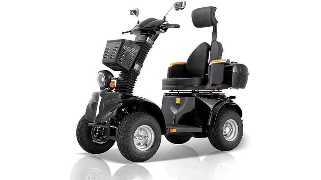 powerful four wheel scooter