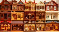 premium elegant wooden dollhouses