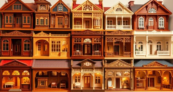 premium elegant wooden dollhouses