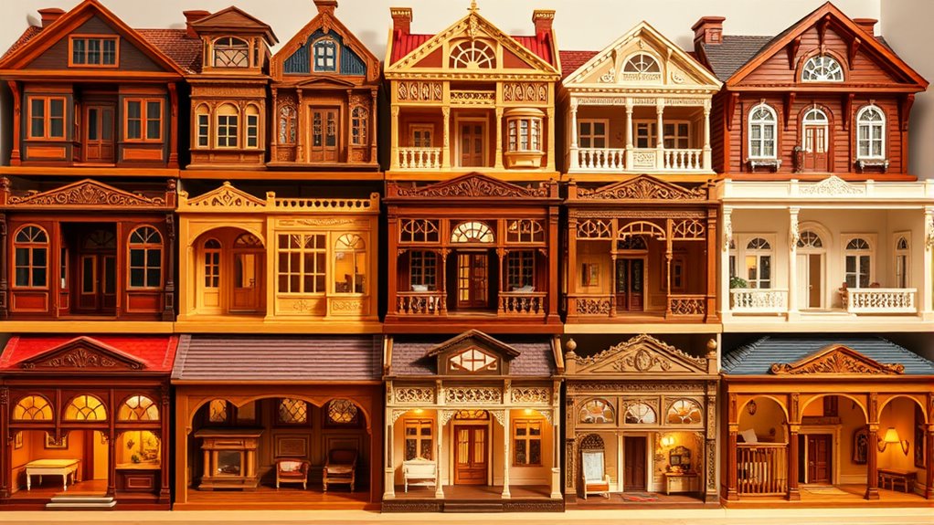 premium elegant wooden dollhouses