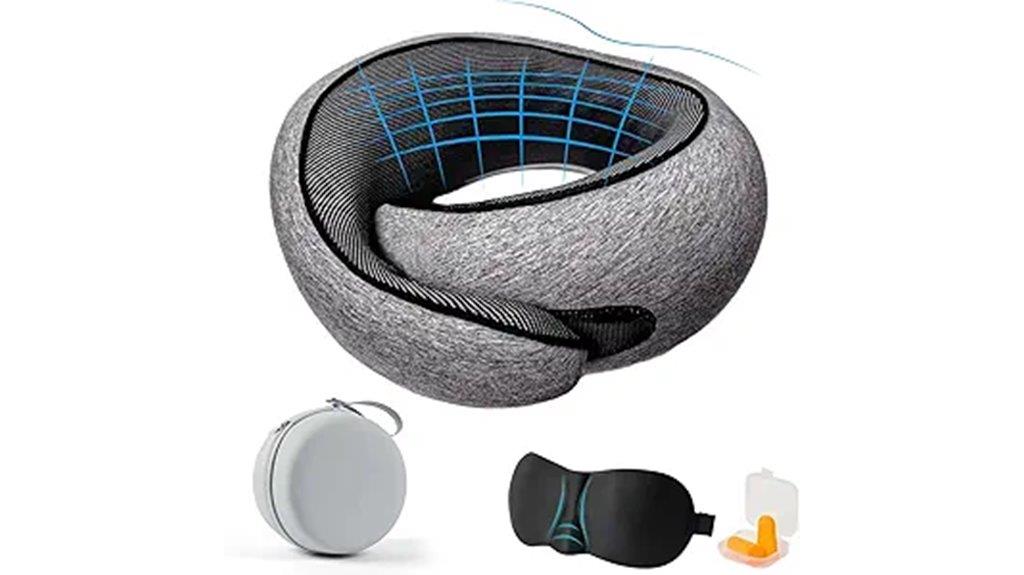 premium memory foam neck pillow