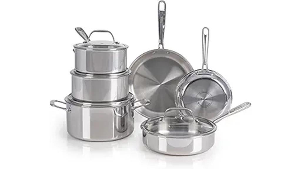 premium stainless steel cookware