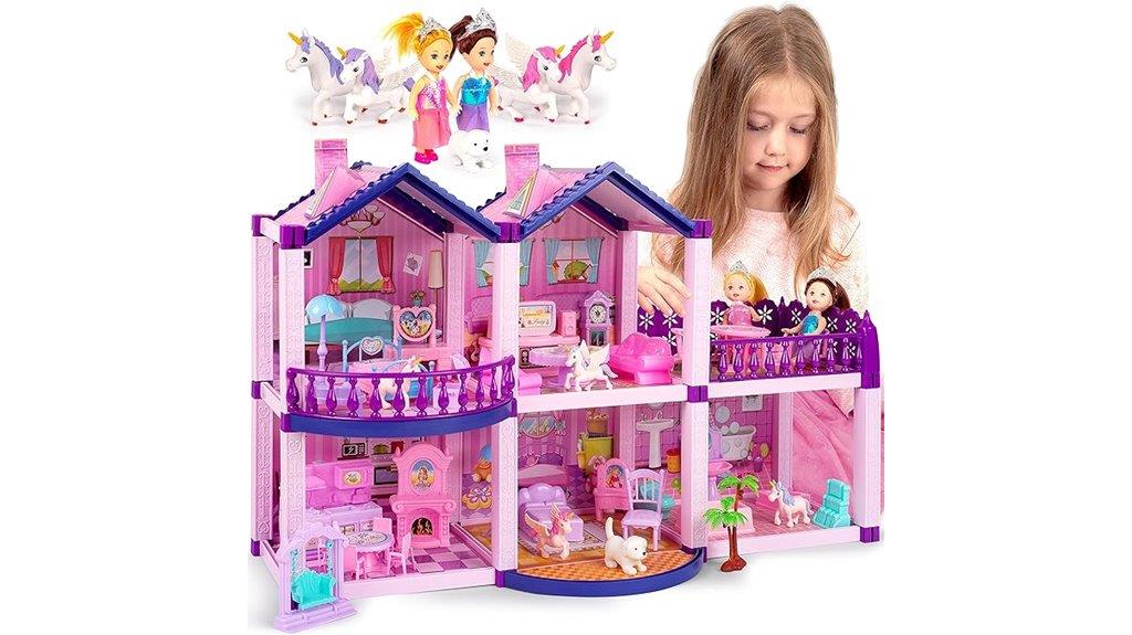 princess unicorn dollhouse