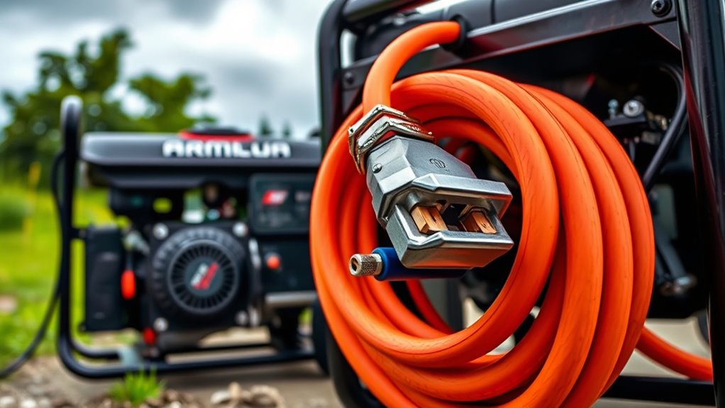 proper generator extension cord selection