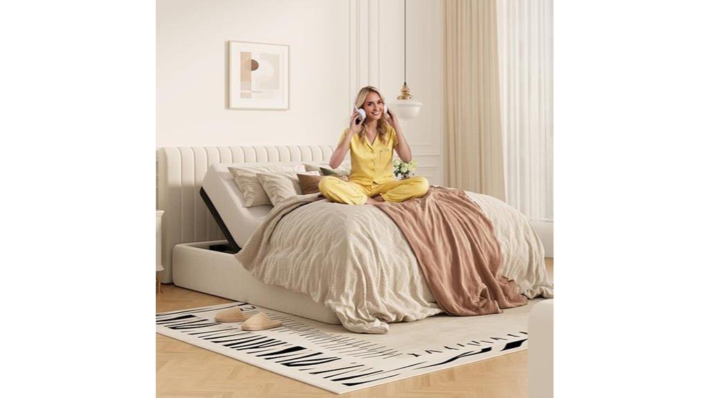 queen size adjustable frame