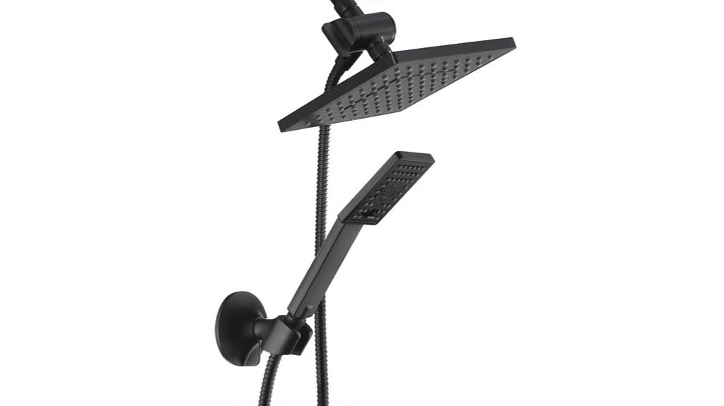 rain shower head combo