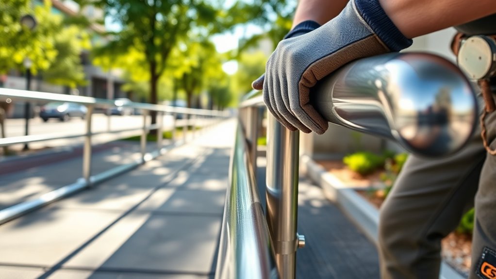 ramp and handrail installation