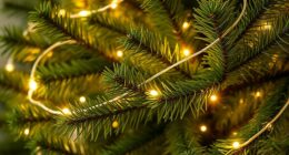 realistic pre lit christmas trees
