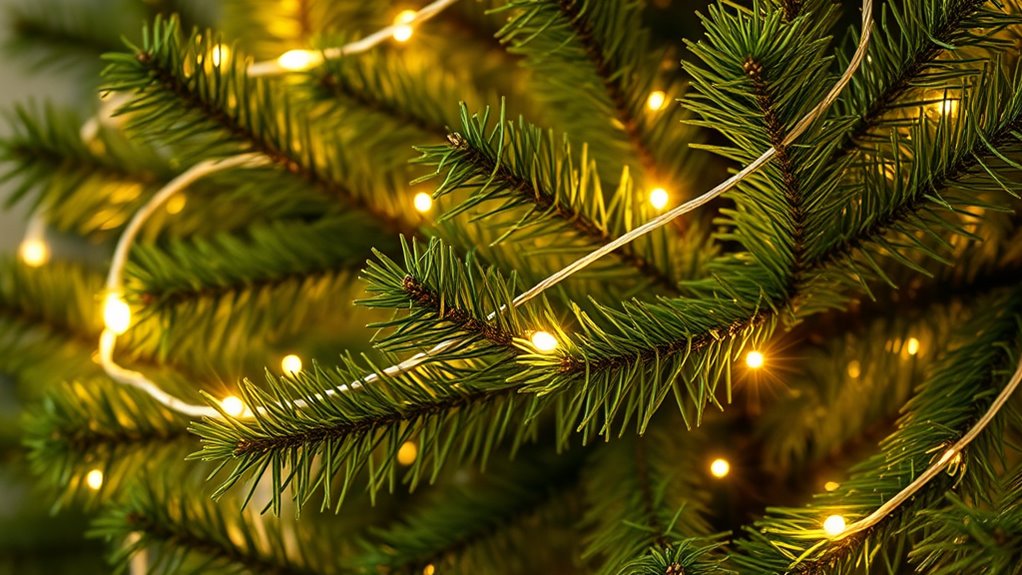 realistic pre lit christmas trees