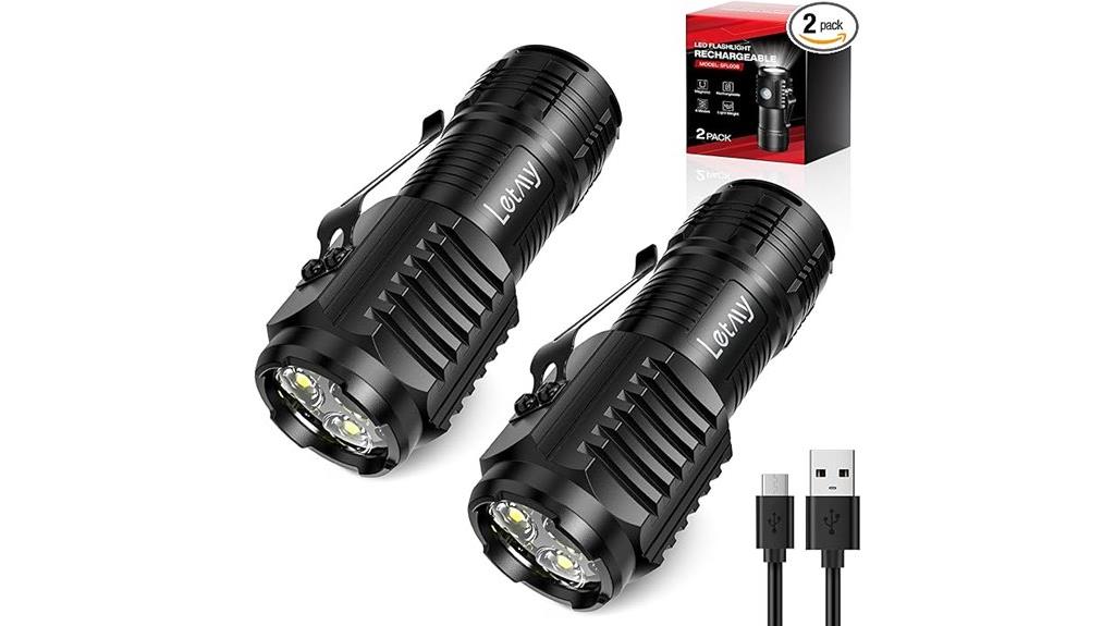 rechargeable magnetic mini flashlights