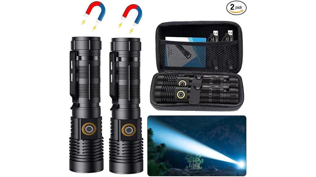rechargeable tactical flashlight
