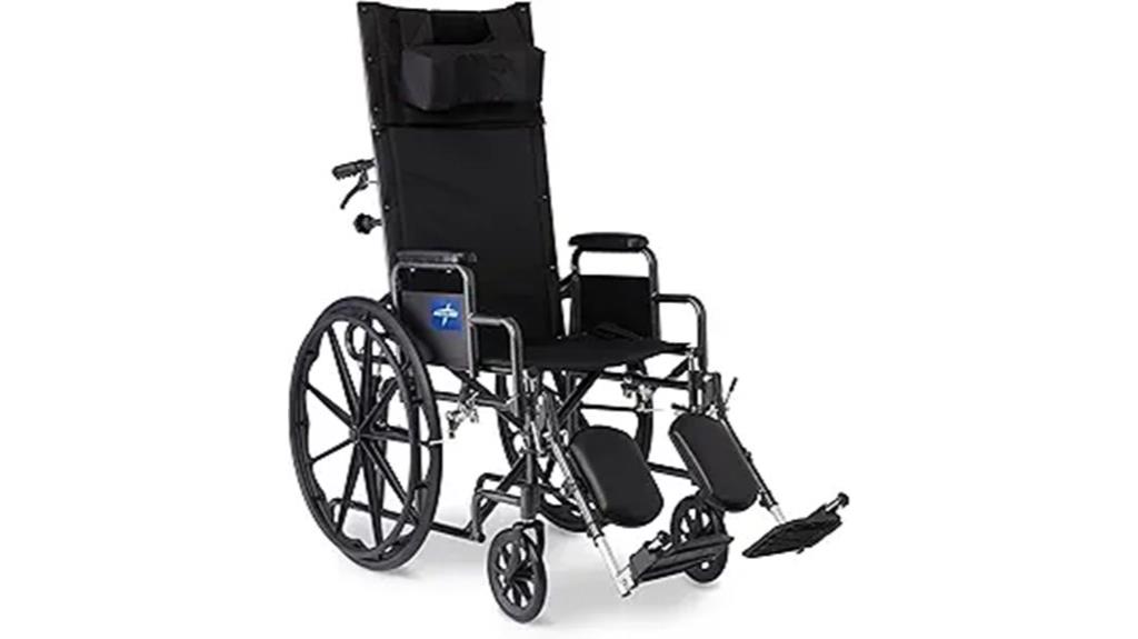 reclining wheelchair with lifts