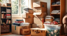 reduce belongings before move