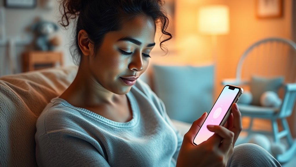 relaxation apps support postpartum well being