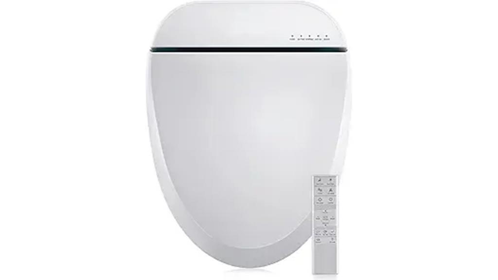 remote controlled warm water bidet