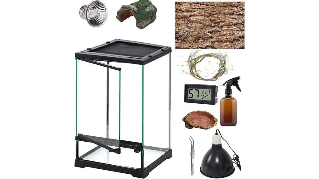 reptile terrarium front doors