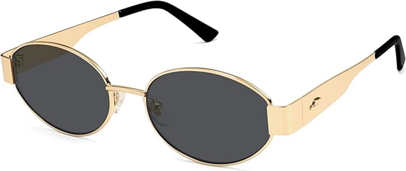 retro women s oval sunglasses