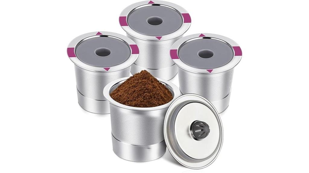 reusable stainless steel coffee pods