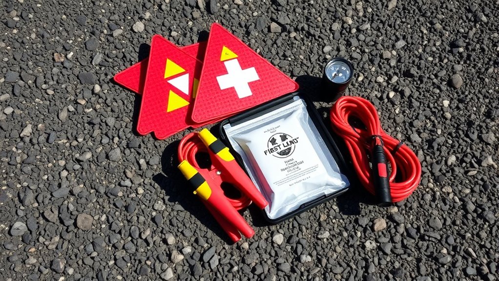 roadside kits with jumper cables