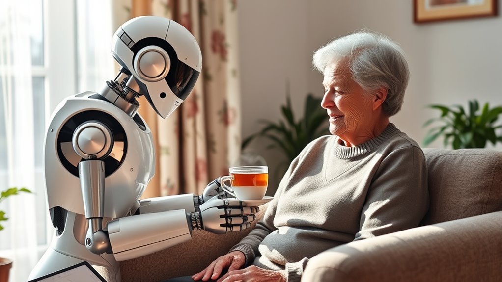 robots supporting elderly care