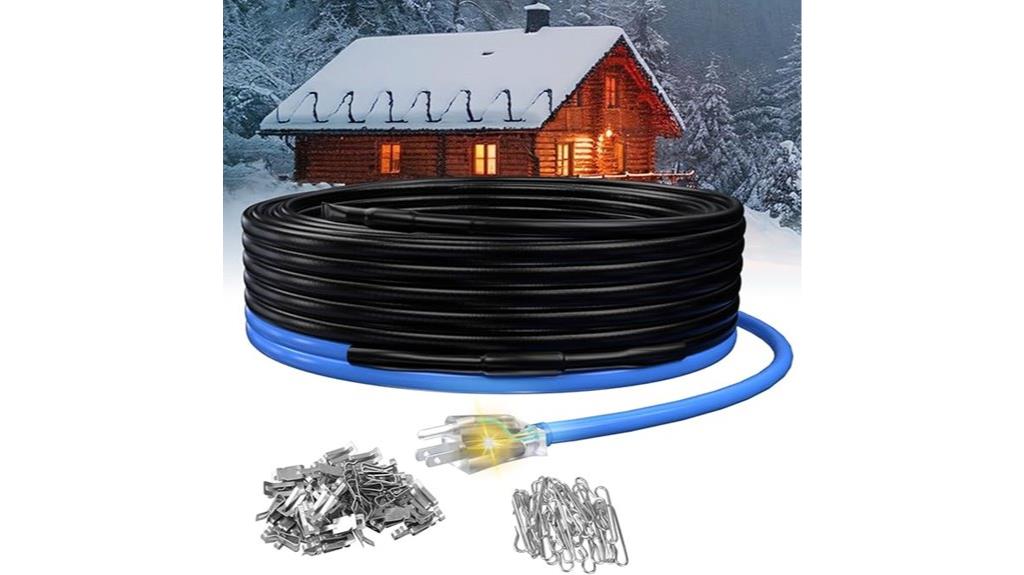 roof gutter deicing cable