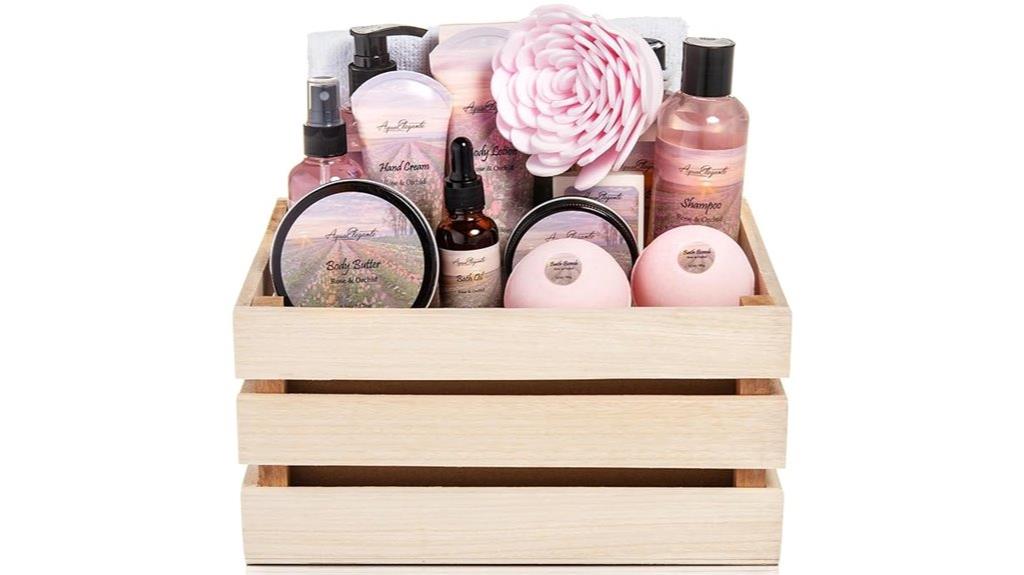 rose oil orchid bath sets