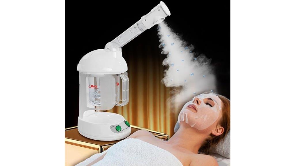 rotating aromatherapy facial steamer