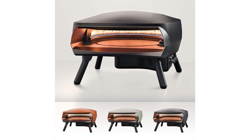 rotating gas pizza oven
