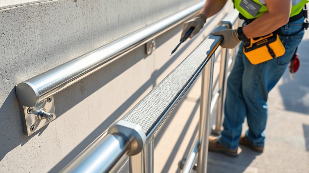 safe durable ramp installation