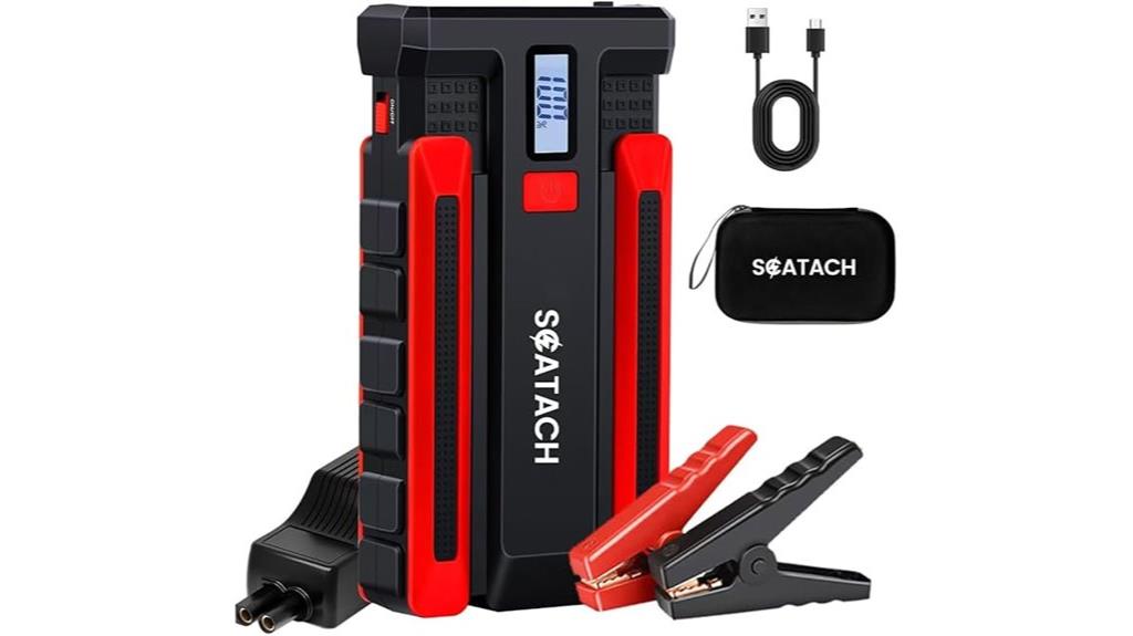 scatach 4000a car jumpstarter
