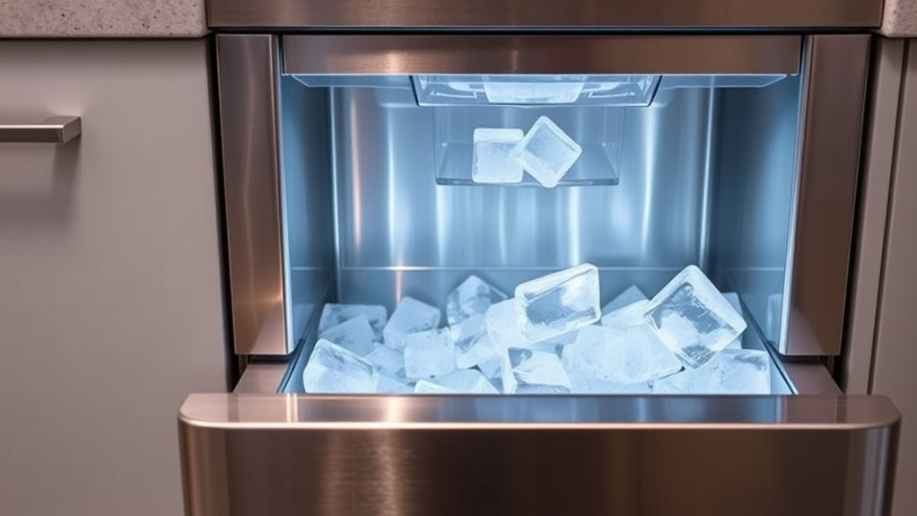 selecting efficient built in ice makers