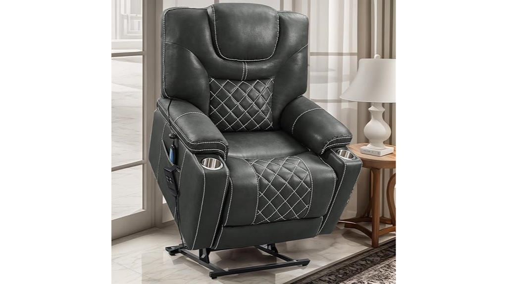 senior heated massage recliner