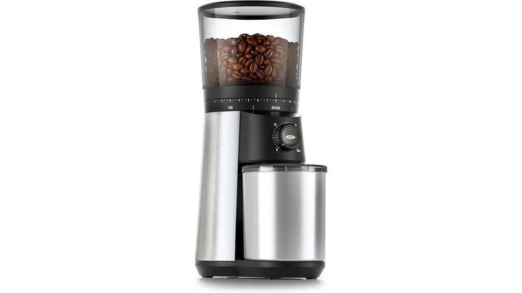 silver oxo burr grinder