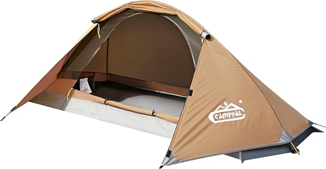 single person backpacking tent